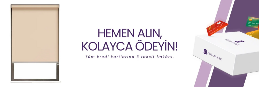 Fullplise — Hemen alın, kolayca ödeyin; plise perde