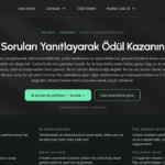 CashyGo kısa soru görevleri sayfası ekran görüntüsü