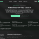 CashyGo video görevleri sayfası ekran görüntüsü