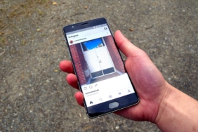 Akıllı telefon ekranında Instagram uygulaması